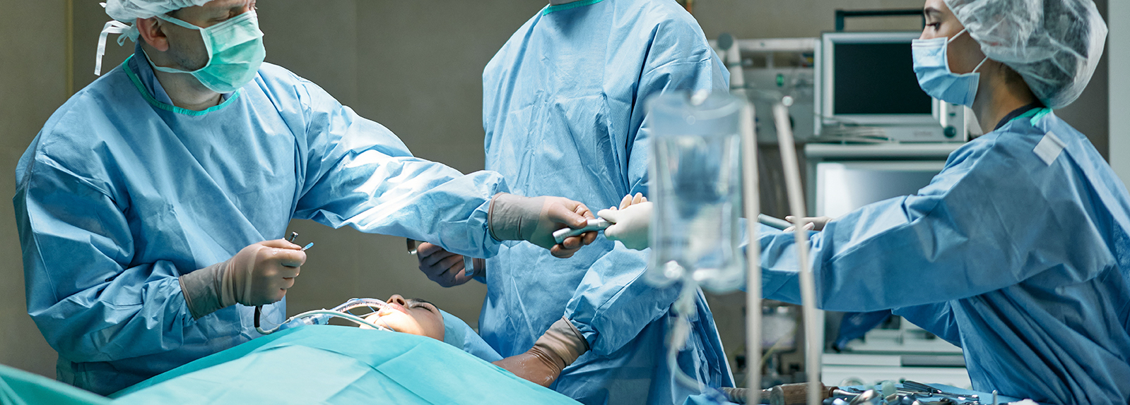 Anesthesie artsen en patiënt