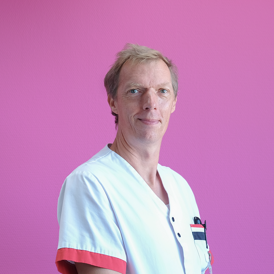 Hoofdverpleegkundige Johan Wailly