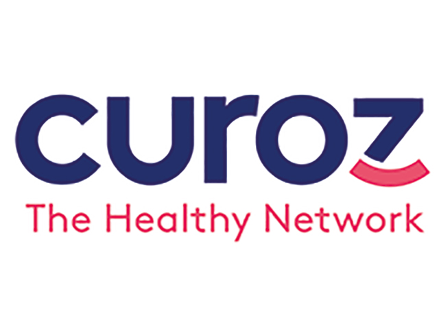ziekenhuisnetwerk curoz logo met baseline
