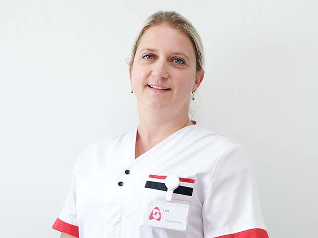 Hoofdverpleegkundige Lien D'Hondt A.S.Z.